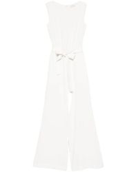 P.A.R.O.S.H. - Bow Sleeveless Jumpsuit - Lyst