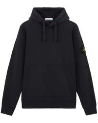 Stone Island - Logo-Patch Hoodie - Lyst