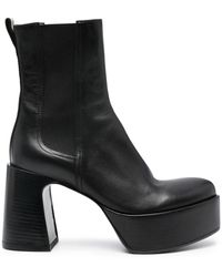 Premiata - 95mm Leather Ankle Boots - Lyst