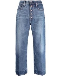 Polo Ralph Lauren - Wide-Leg Cropped Jeans - Lyst