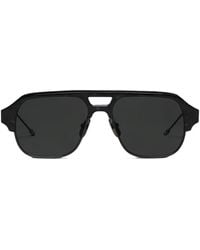 Thom Browne - Getönte Pilotenbrille - Lyst