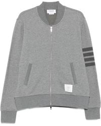 Thom Browne - Three-Stripe Zip-Up Sweatshirt - Lyst
