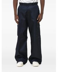 Off-White c/o Virgil Abloh - Embroidered Drawstring-Hem Cargo Trousers - Lyst