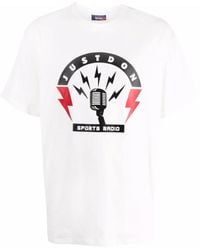 Just Don - Logo-Print Short-Sleeve T-Shirt - Lyst