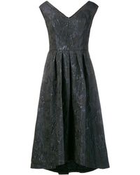 Lauren by Ralph Lauren Angelicara Midi Dress - Zwart