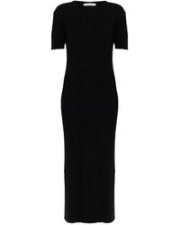 Lisa Yang - Isabela Ribbed Midi Dress - Lyst