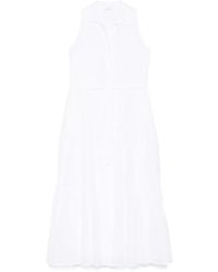 Peserico - Robe En Coton À Coupe Mi-Longue - Lyst
