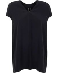 Rick Owens - ショートスリーブ Vネックブラウス - Lyst