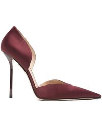 Victoria Beckham - Angle D'Orsay Satin Pumps - Lyst
