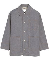 Ami Paris - Cotton Worker Jacket - Lyst