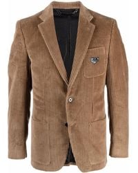 Philipp Plein - Single-breasted Corduroy Blazer - Lyst