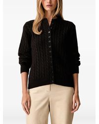 MSGM - Cable-Knit Cardigan - Lyst
