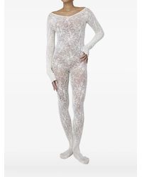 Swedish Stockings - Rosa Lace Long-Sleeved Jumpsuit - Lyst