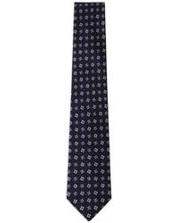 Hackett - Geometric-Pattern Silk Tie - Lyst
