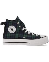 Converse - Chuck Taylor All Star Lift Plaid-Pattern Sneakers - Lyst