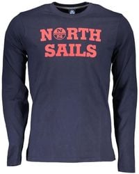 North Sails - Logo-Print Long-Sleeve T-Shirt - Lyst