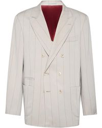 Brunello Cucinelli - Silk-Twill Blazer - Lyst