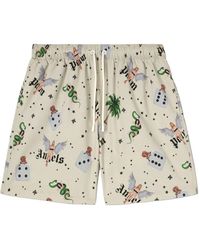 Palm Angels - Pin-Up Swim Shorts - Lyst