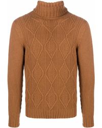 Drumohr - Chunky Turtleneck Cashmere Jumper - Lyst