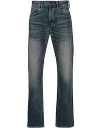 RRL - Straight-leg Washed Denim Jeans - Lyst