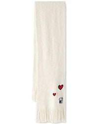 KARL LAGERFELD - Ikon Patch Scarf - Lyst