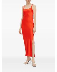 Samsøe & Samsøe - Vestido Midi Sunna Con Abertura Lateral - Lyst