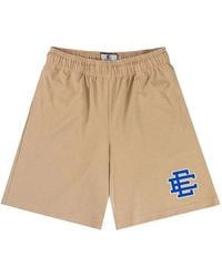 Eric Emanuel - Bermudas Ee Baggy Con Efecto De Malla - Lyst