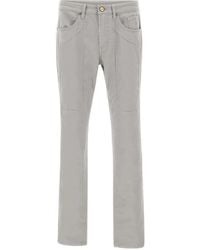 Jeckerson - John Five-Pockets Stitching Jeans - Lyst