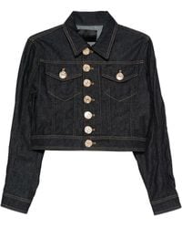 Dondup - Buttoned Denim Jacket - Lyst