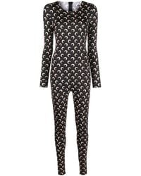 Marine Serre - Mono largo con estampado de luna creciente - Lyst