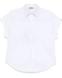 Herno - Blouse Met Korte Mouwen - Lyst