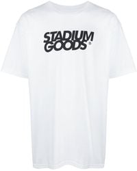 Stadium Goods Camiseta con logo estampado - Blanco