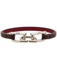Ferragamo - Bicolor Gancini Bracelet - Lyst
