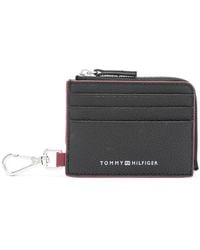 Tommy Hilfiger - Logo-Print Zipped Leather Wallet - Lyst