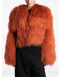 The Attico - Fur Coat - Lyst