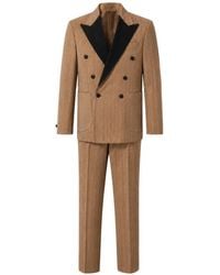 Franzese Collection - Chevron-Pattern Double-Breasted Suit - Lyst