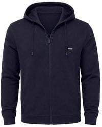 CoSTUME NATIONAL - Zip-Up Drawstring Hoodie - Lyst