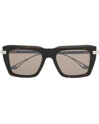 Dita Eyewear - Tortoiseshell-Effect Square Sunglasses - Lyst