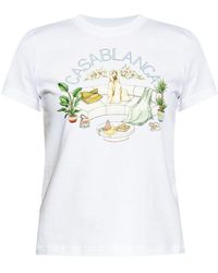 Casablancabrand - Appartement Dans Les Airs T-shirt - Lyst