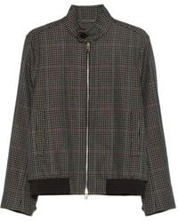 Paul Smith - Checked Zip-Up Bomber Jacket - Lyst