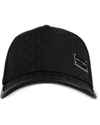 Emporio Armani - Logo-Plaque Jacquard Baseball Cap - Lyst