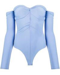 Fleur du Mal - シャーリング ボディスーツ - Lyst