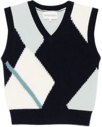 Eric Bompard - ダイヤパターン ノースリーブセーター - Lyst