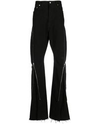 Rick Owens - Mid-rise Zip-up Extra-length Jeans - Lyst