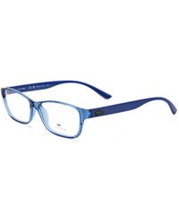 Lacoste - Glitter-Temple Rectangle-Frame Glasses - Lyst