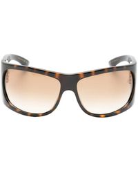 Gucci - Lunettes De Soleil À Effet Écailles De Tortue Gg - Lyst