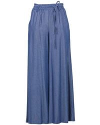 Kaos - Pantalon Palazzo À Lien De Resserrage - Lyst