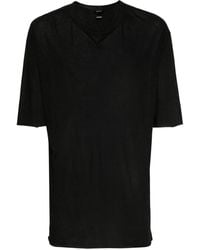 Avant Toi - Drop-shoulder Cotton T-shirt - Lyst