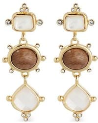 Gas Bijoux - Boucles D'Oreilles Pendantes Tiki Three - Lyst