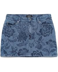 A.P.C. - Minijupe Jupe - Lyst